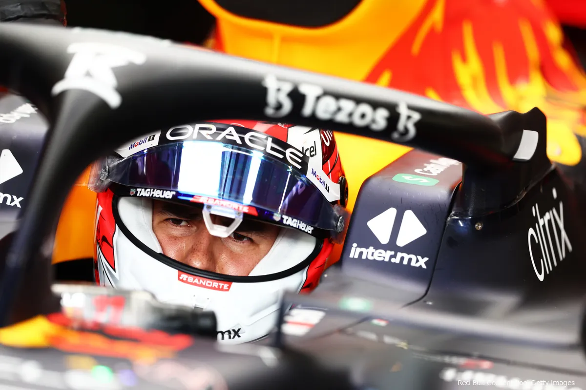 Pérez ontevreden met RB18: 'De Red Bull was dit weekend niet top'
