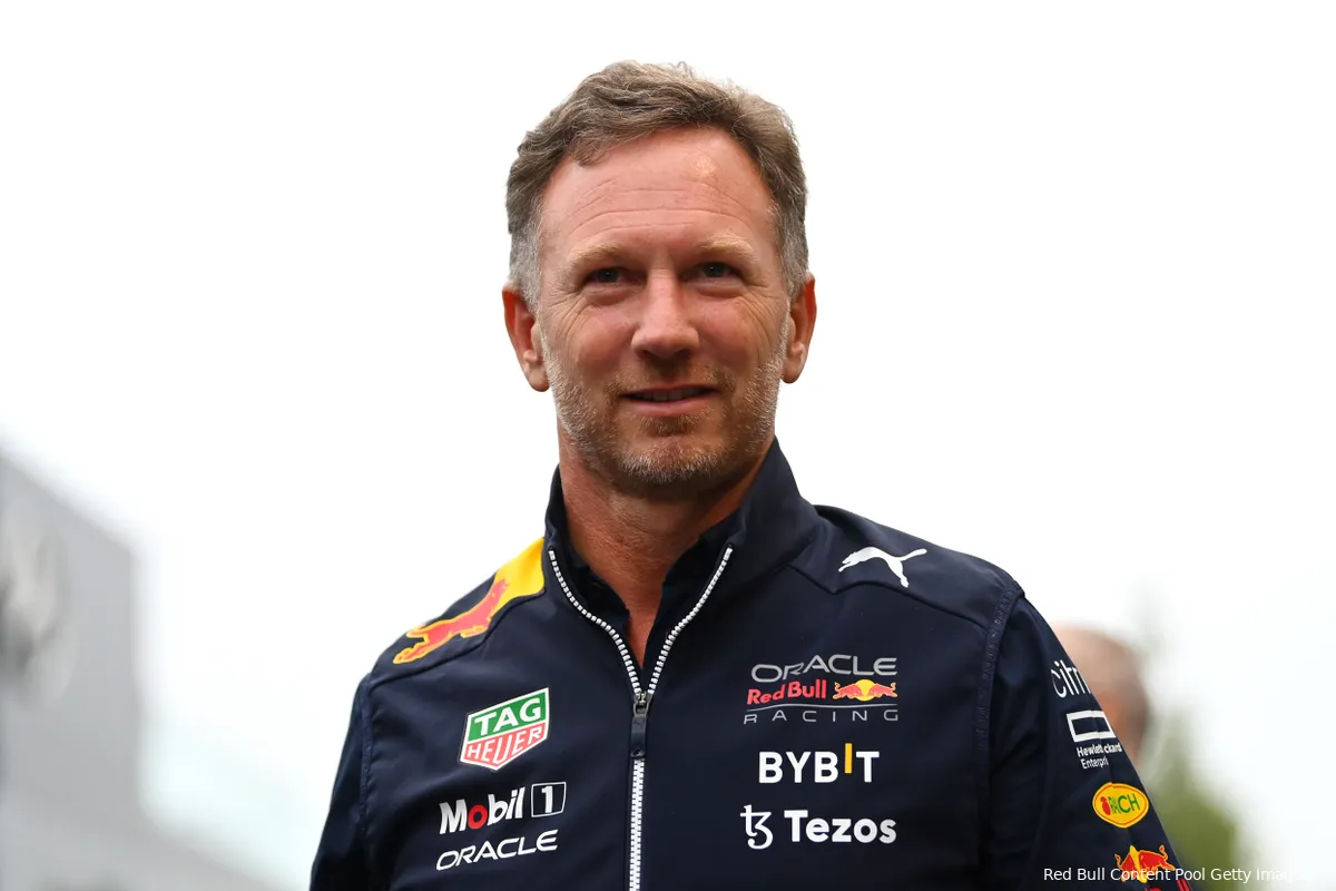 Horner over 2023-rijhoogtes: 'Mijn vrouw zegt altijd dat lengte er niet toe doet'