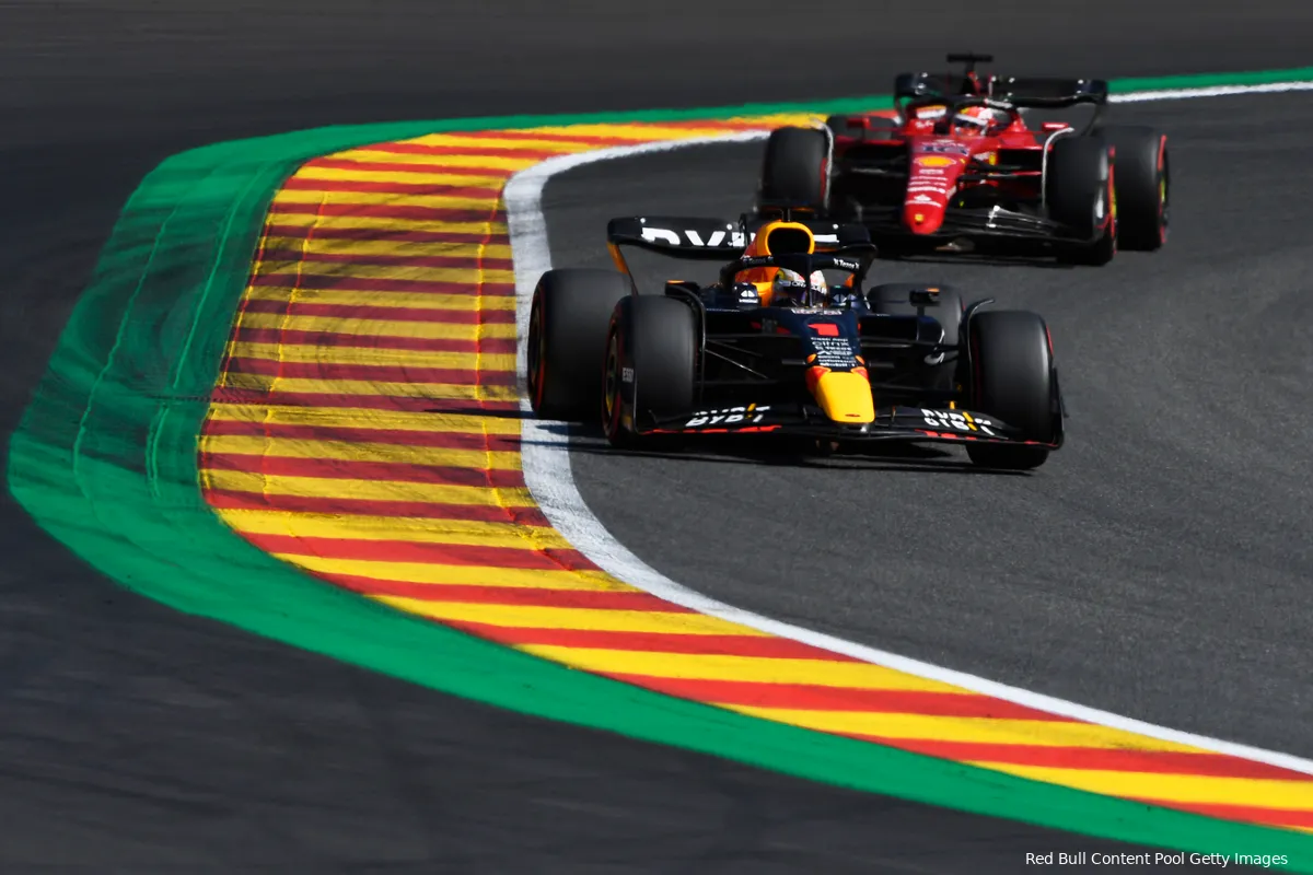 max verstappen rb18 red bull racing f1 gp belgie 2022