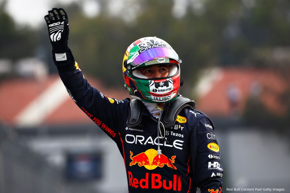 Teleurstelling staat Pérez op het gezicht: ook de GP van Mexico niet waar hij op hoopte