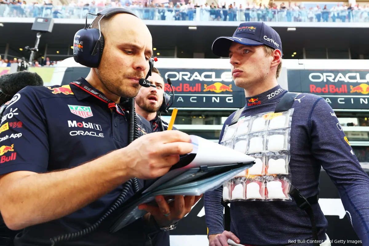 gianpiero lambiase max verstappen red bull racing f1 gp abu dhabi 2022