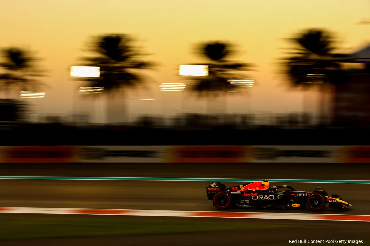 sergio perez rb18 red bull racing f1 gp abu dhabi 2022
