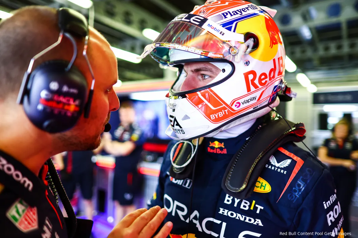 gianpiero lambiase max verstappen red bull racing f1 gp azerbeidzjan 2023