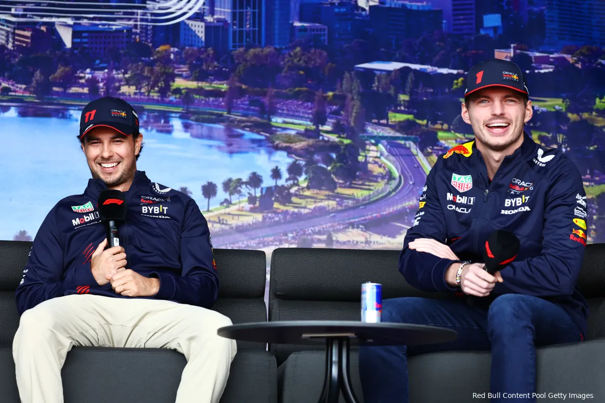 Pérez neemt het op voor Verstappen: 'Hij is helemaal geen slechte verliezer'