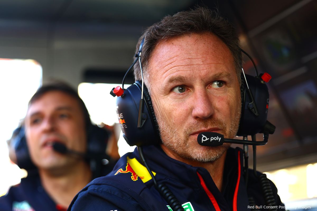 Horner legt binnengeslopen bijgeloof uit: 'Hebben 95 races gewonnen terwijl ik dat deed'