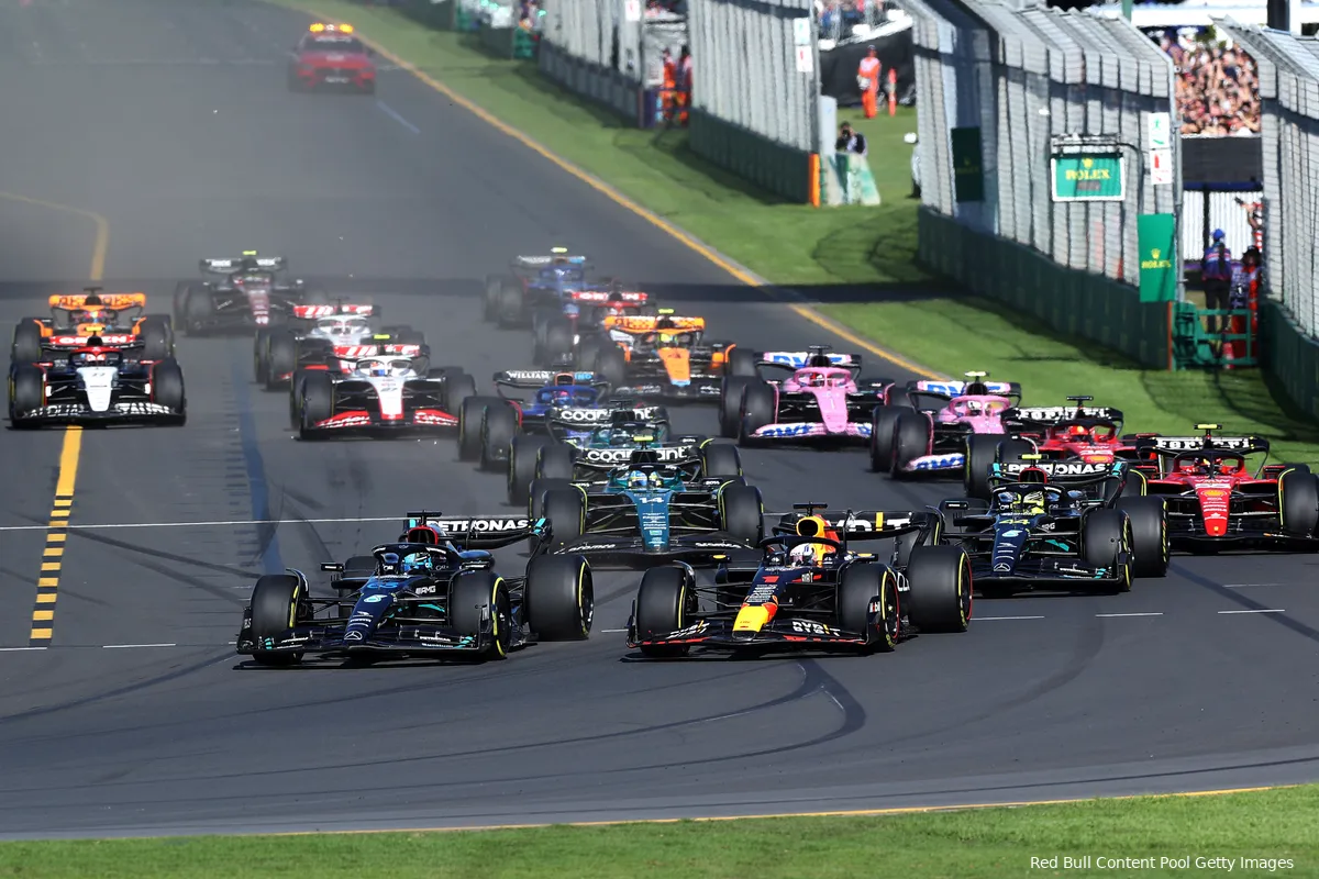 verstappen hamilton australie start