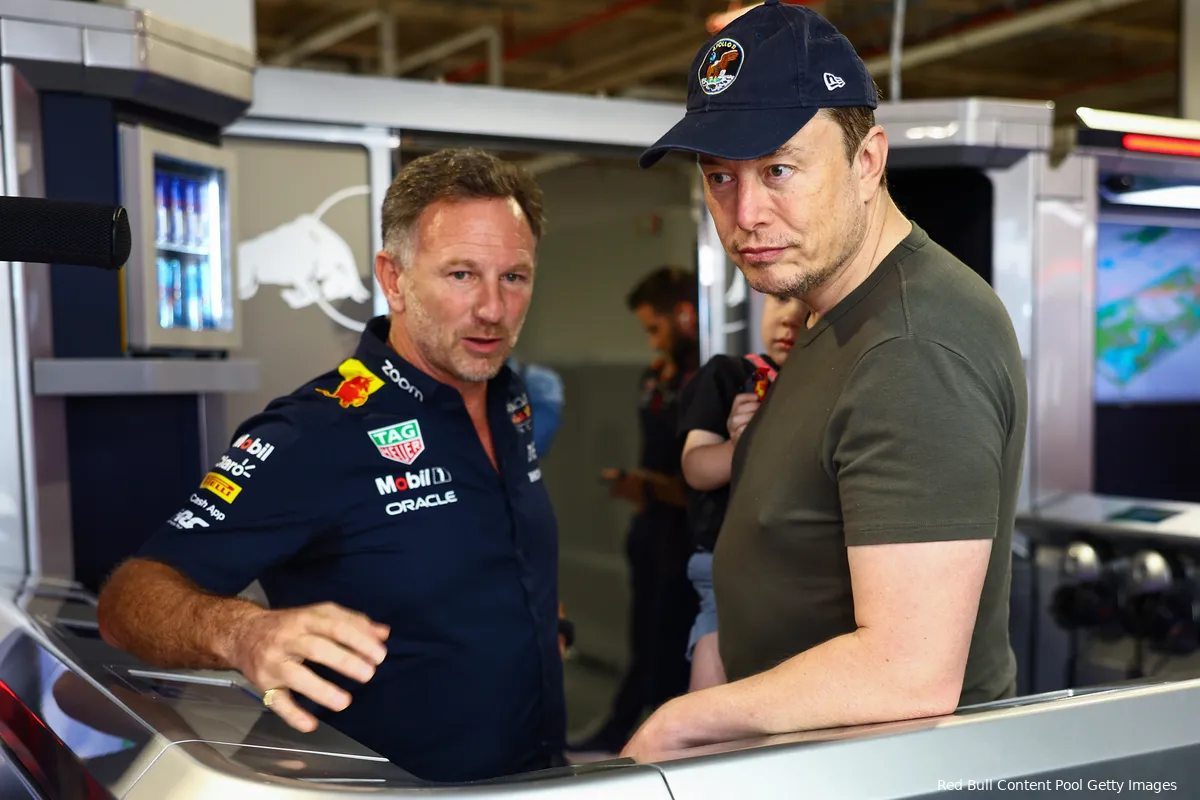 Horner blij met bezoek Musk: 'Zou geweldig zijn om zulke talenten aan te trekken voor 2026'