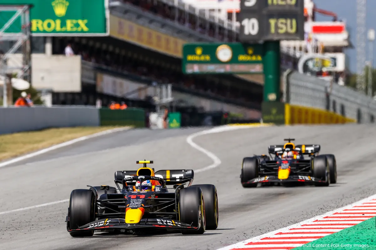 perez verstappen red bull spanje 2022