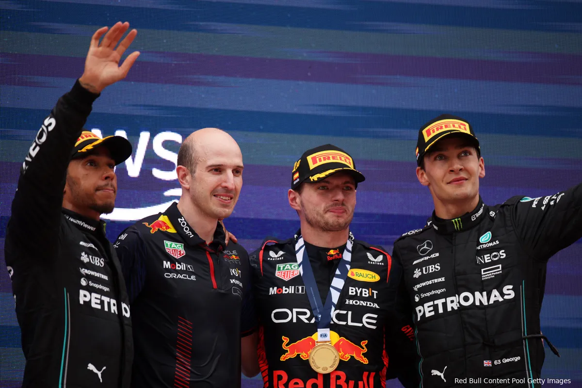 verstappen hamilton russell spanje barcelona