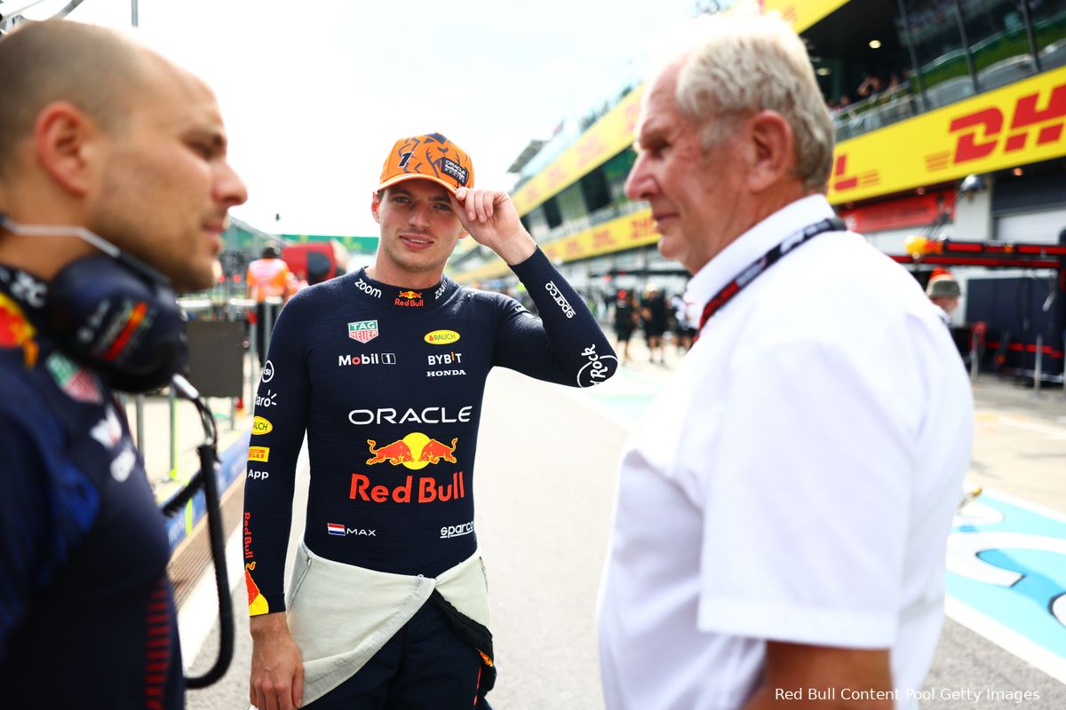 Verstappen na snelste tijd: 'Ik moet dit toch de Shootout noemen hè?'