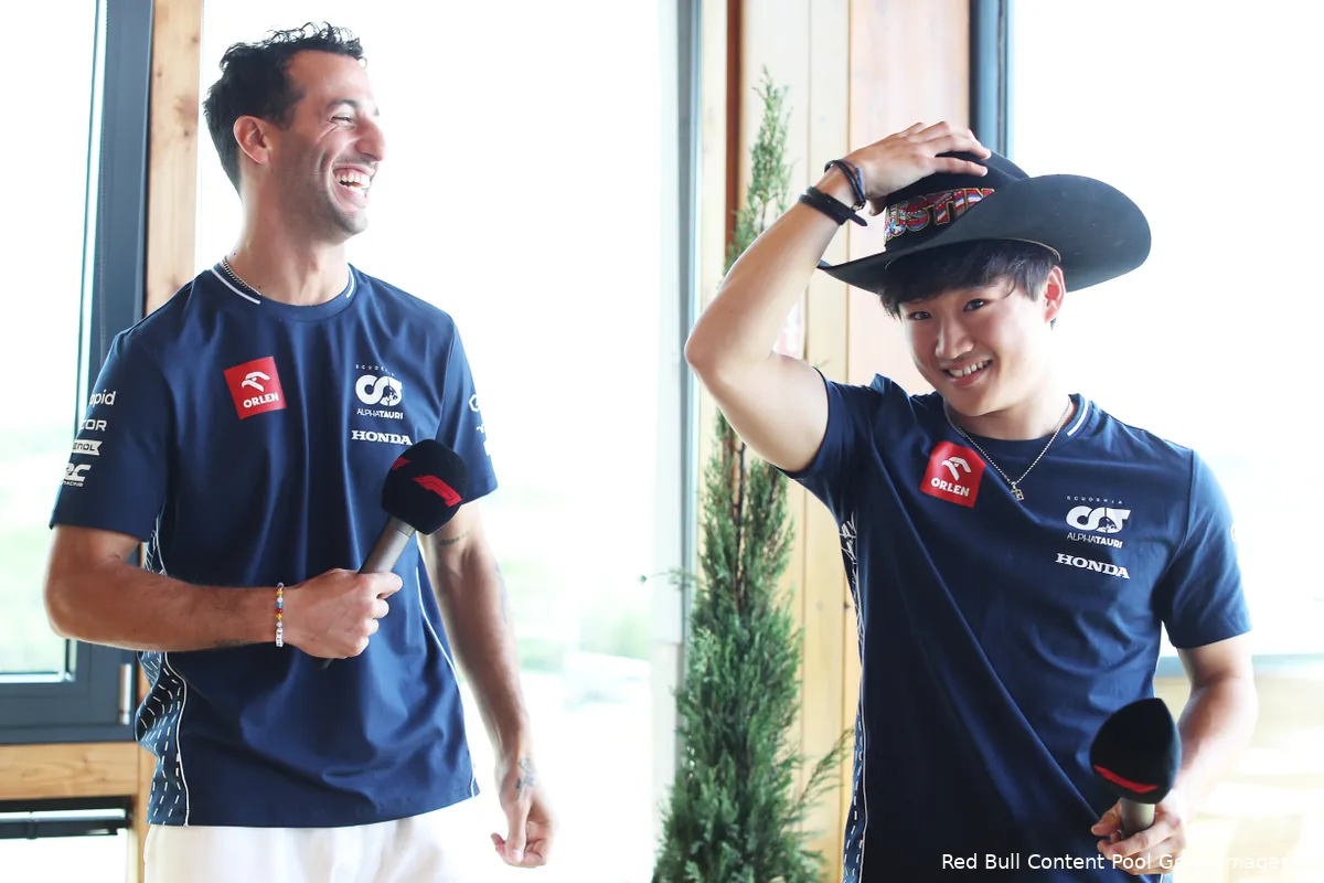 Tsunoda klaar voor strijd met Ricciardo: 'De snelste coureur heeft kans om naar Red Bull te gaan'