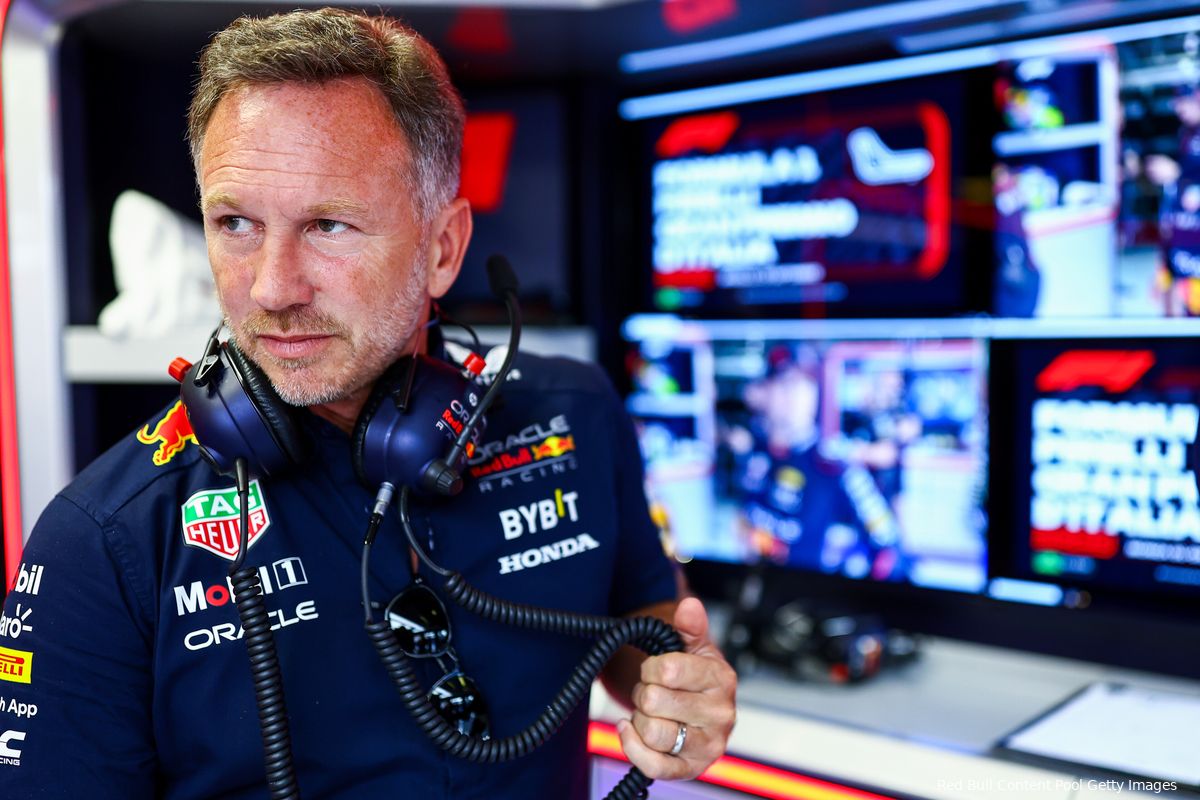 Horner wilde Verstappen en Pérez in formatie zien rijden: 'Steigerende paard verslagen in Italië'