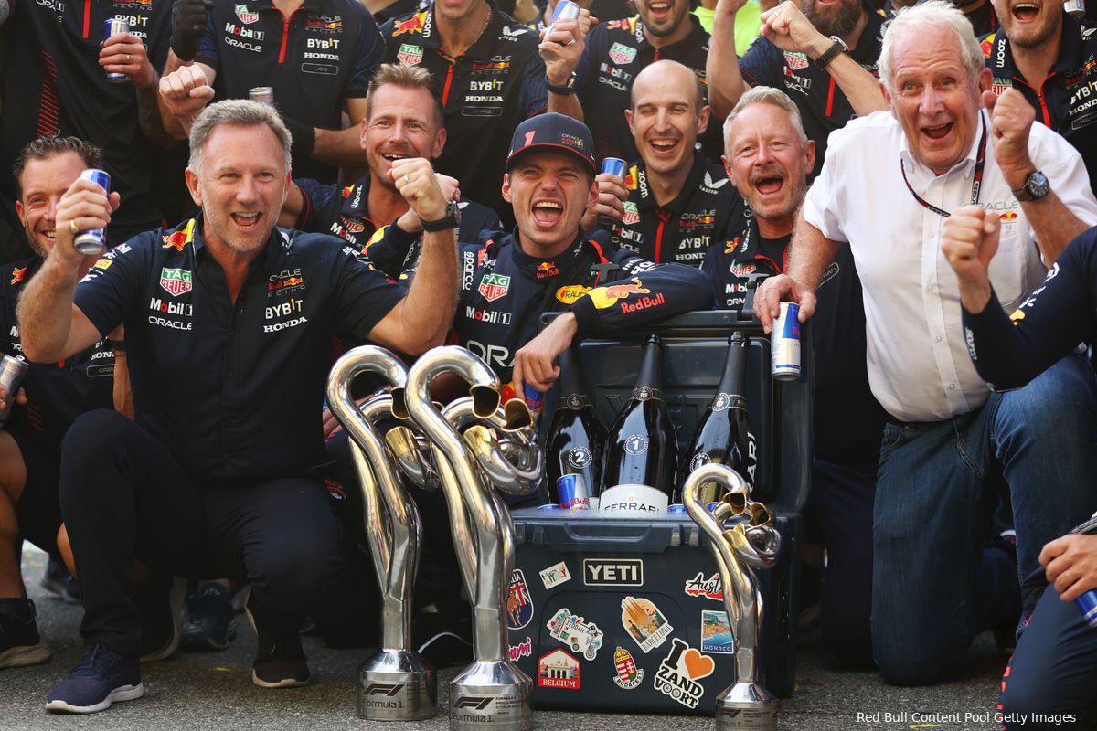 Horner over 'volbloed renpaard' Verstappen: 'Lambiase probeert de teugels in handen te houden'