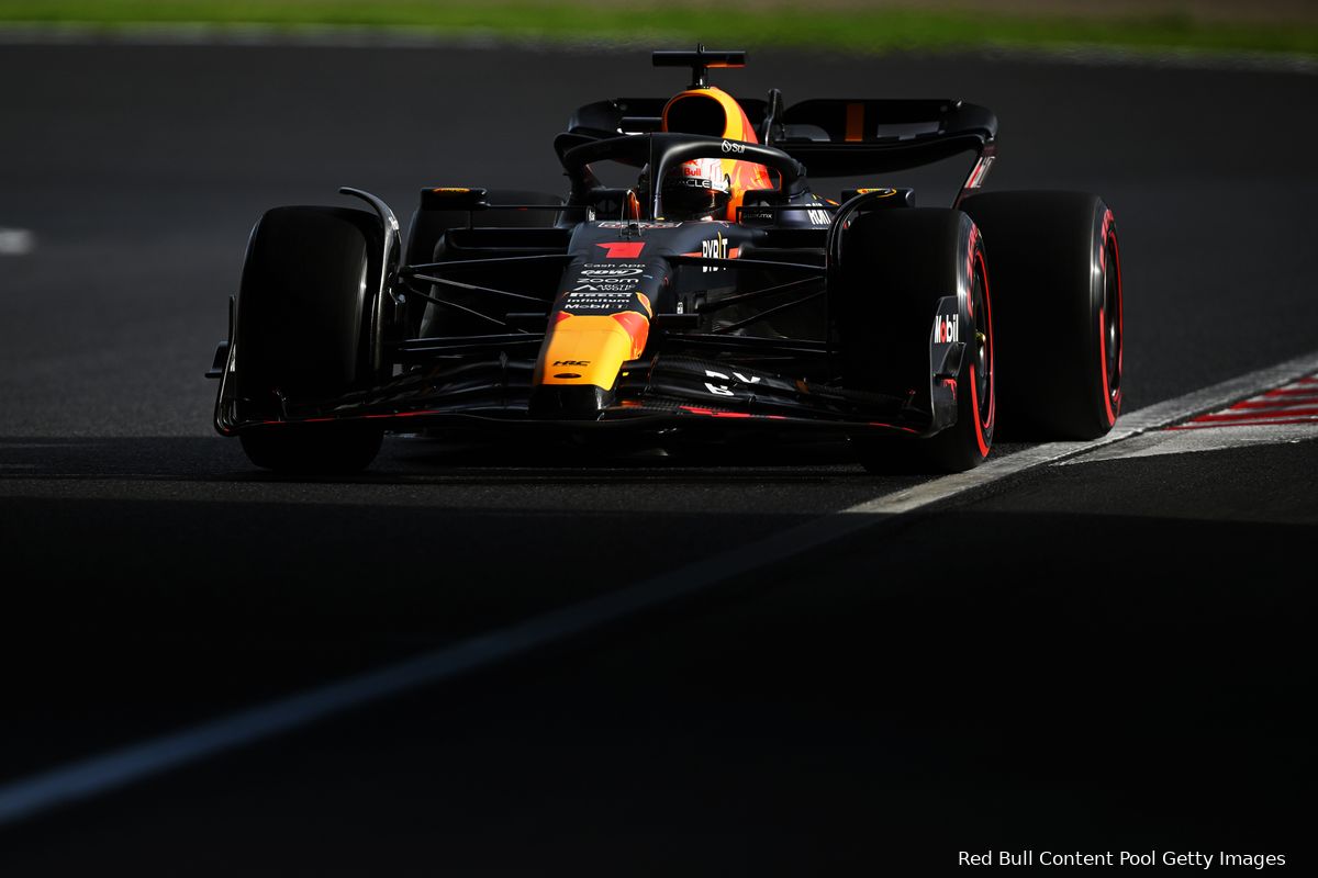 WK-stand | Derde titel lonkt voor Verstappen na dominante zege, Red Bull al kampioen