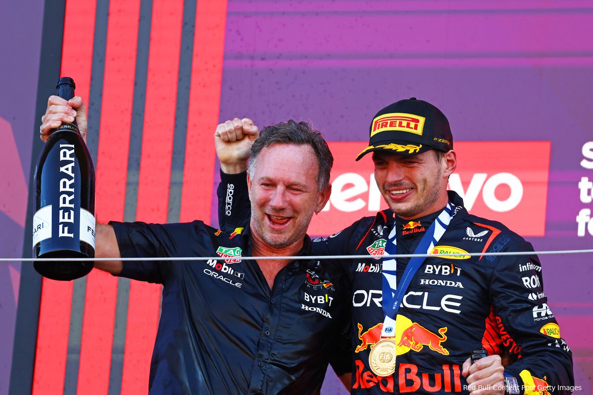 Horner voorspelt toekomst Verstappen: 'Zolang hij gemotiveerd is, zal hij in de F1 blijven'