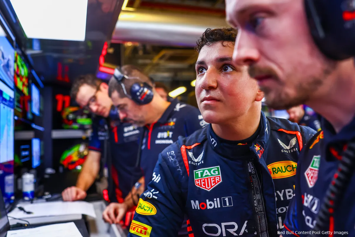 abu dhabi 2023 isack hadjar red bull racing fp1 8