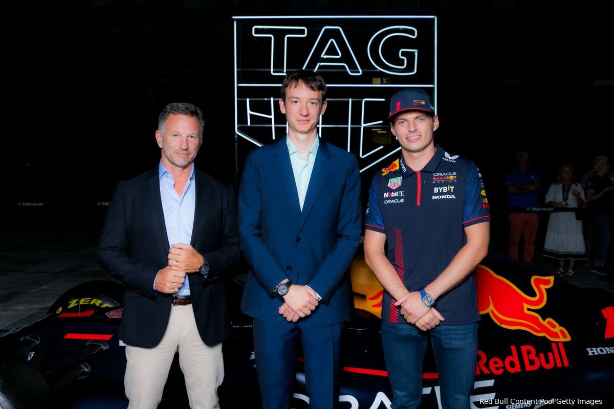 Red Bull verlengt samenwerking met sponsor TAG Heuer