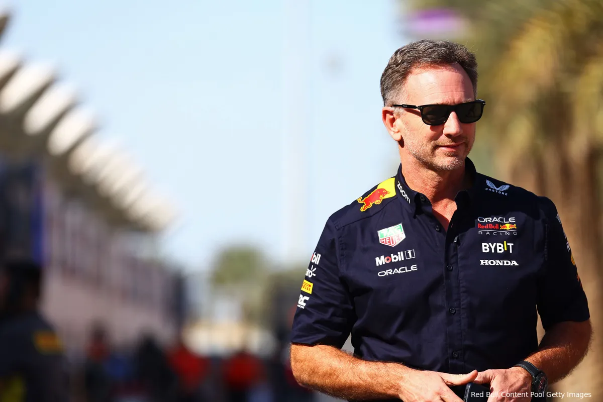 christian horner red bull rb20 wintertest bahrein 2024