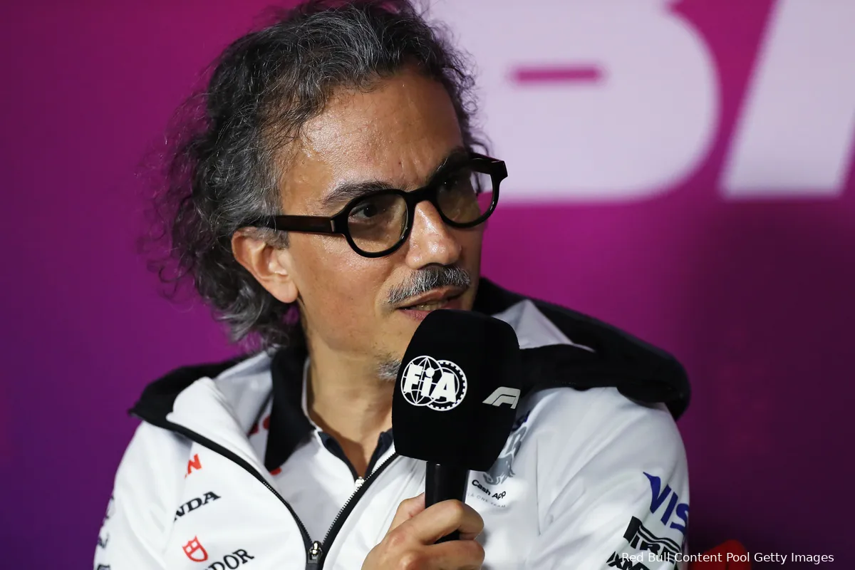 laurent mekies vcarb wintertest bahrein 2024