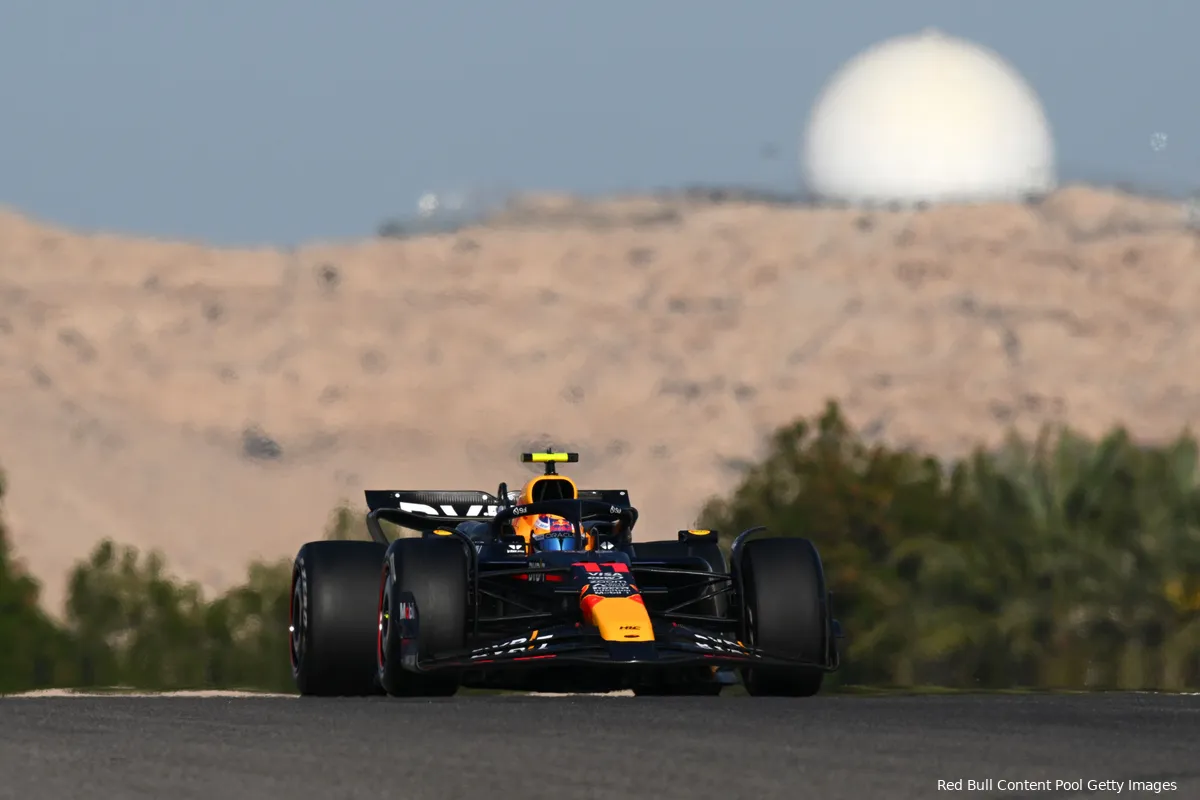 rb20 red bull sergio perez wintertest bahrein 2024