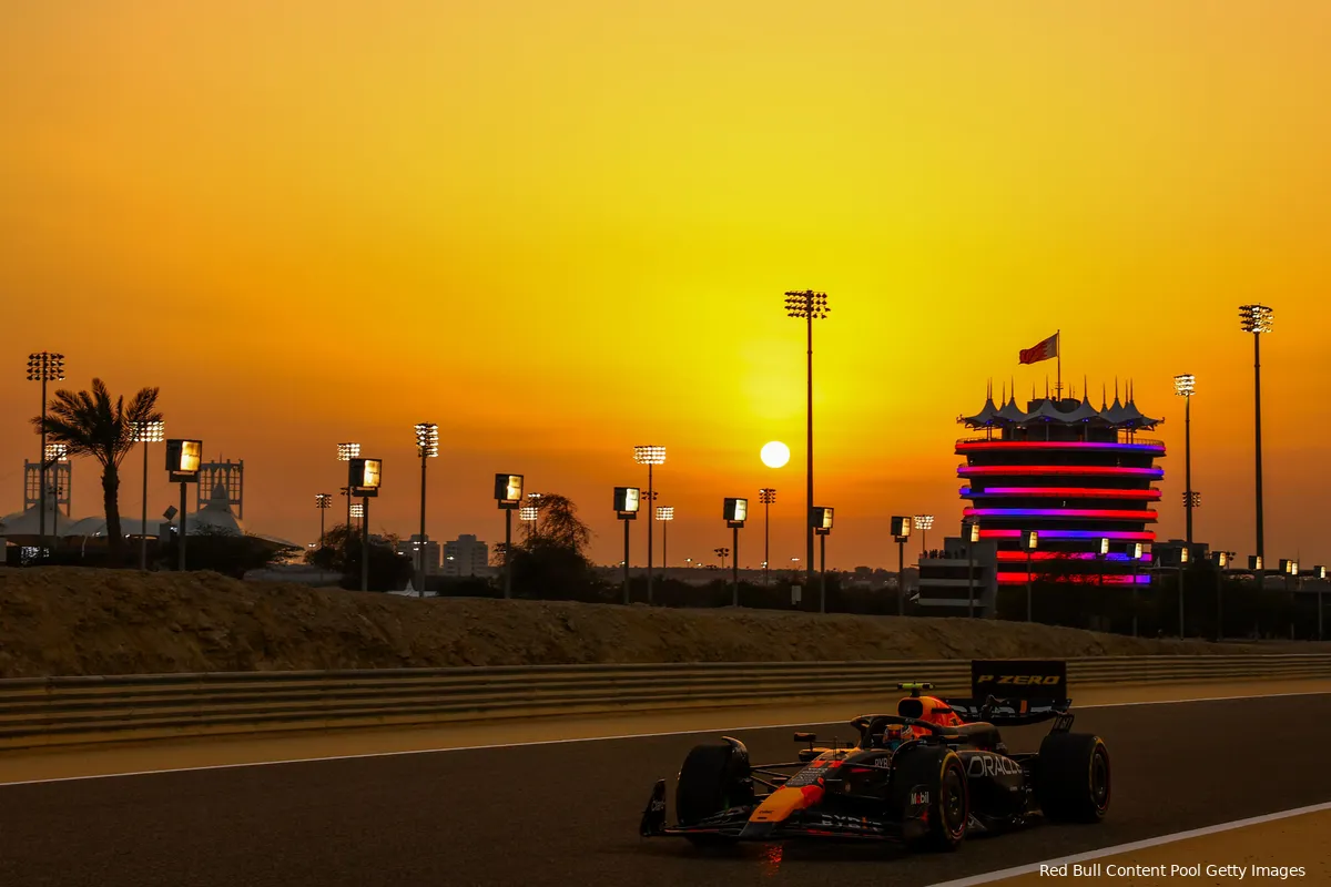 sergio perez rb20 bahrein wintertestdagen