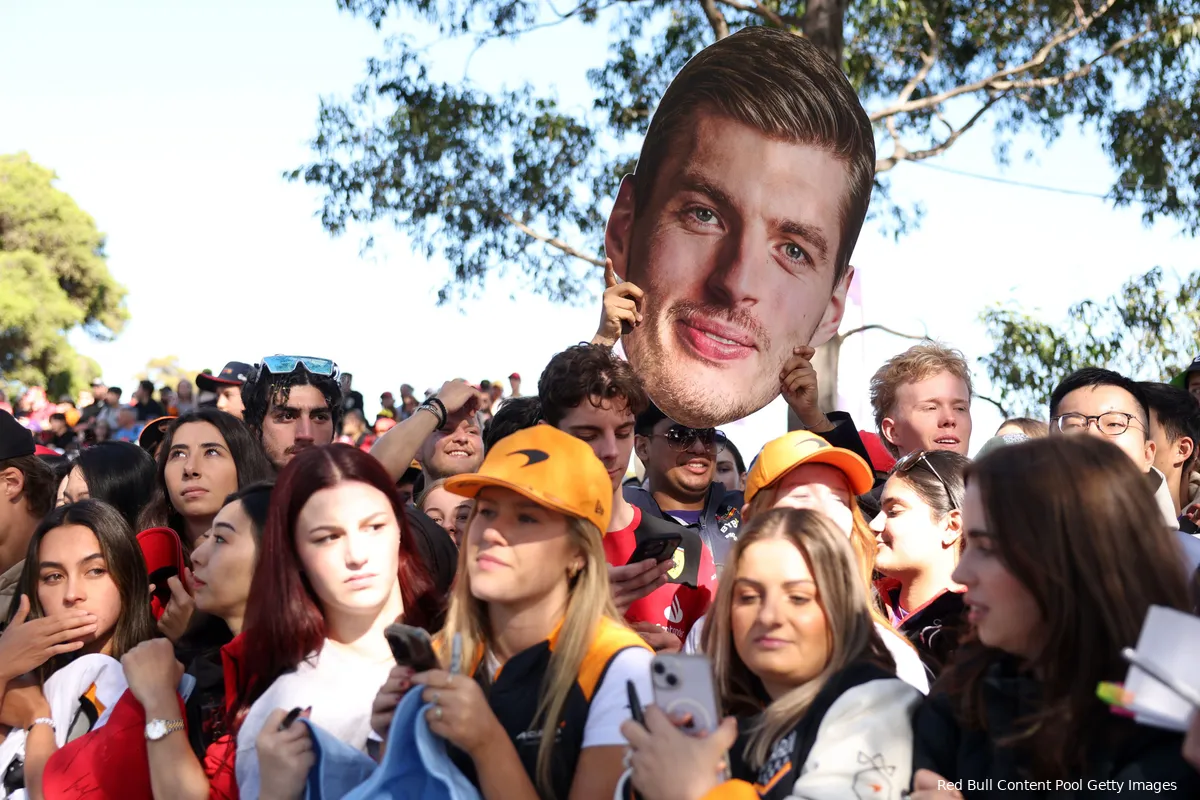 australie donderdag 2024 max verstappen fans