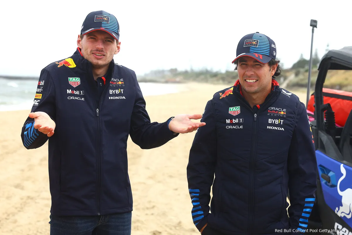 australie donderdag 2024 max verstappen sergio perez 3
