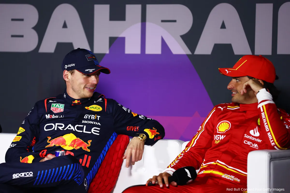 carlos sainz max verstappen red bull bahrein gp 2024