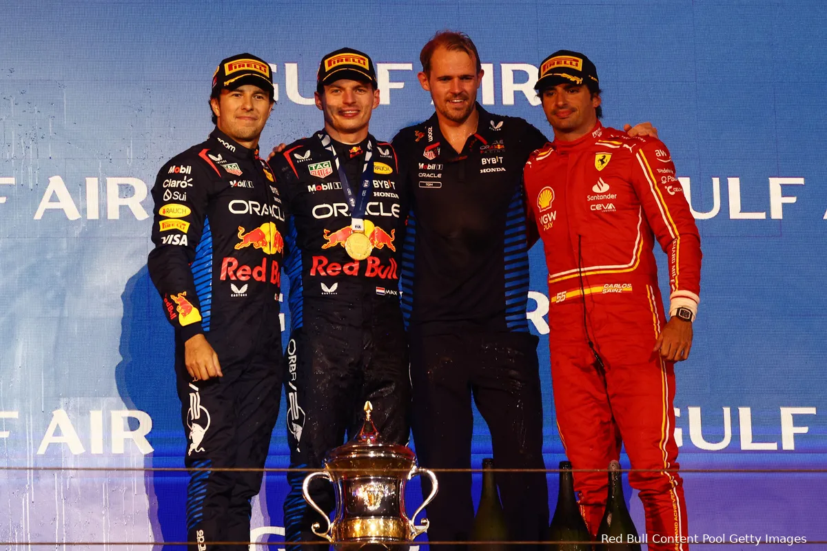 carlos sainz sergio perez max verstappen red bull bahrein gp 2024