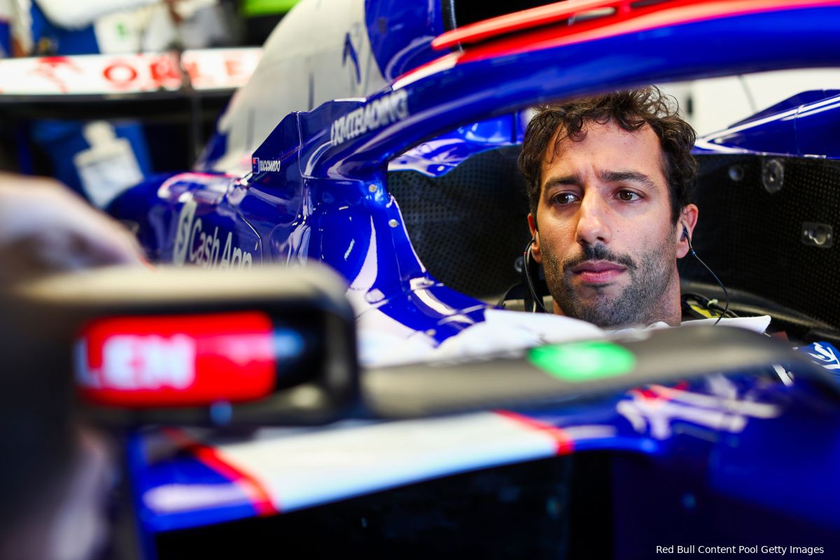 Ricciardo schrikt van groot verschil met Tsunoda: 'Had niet nog zeven tienden sneller kunnen gaan'