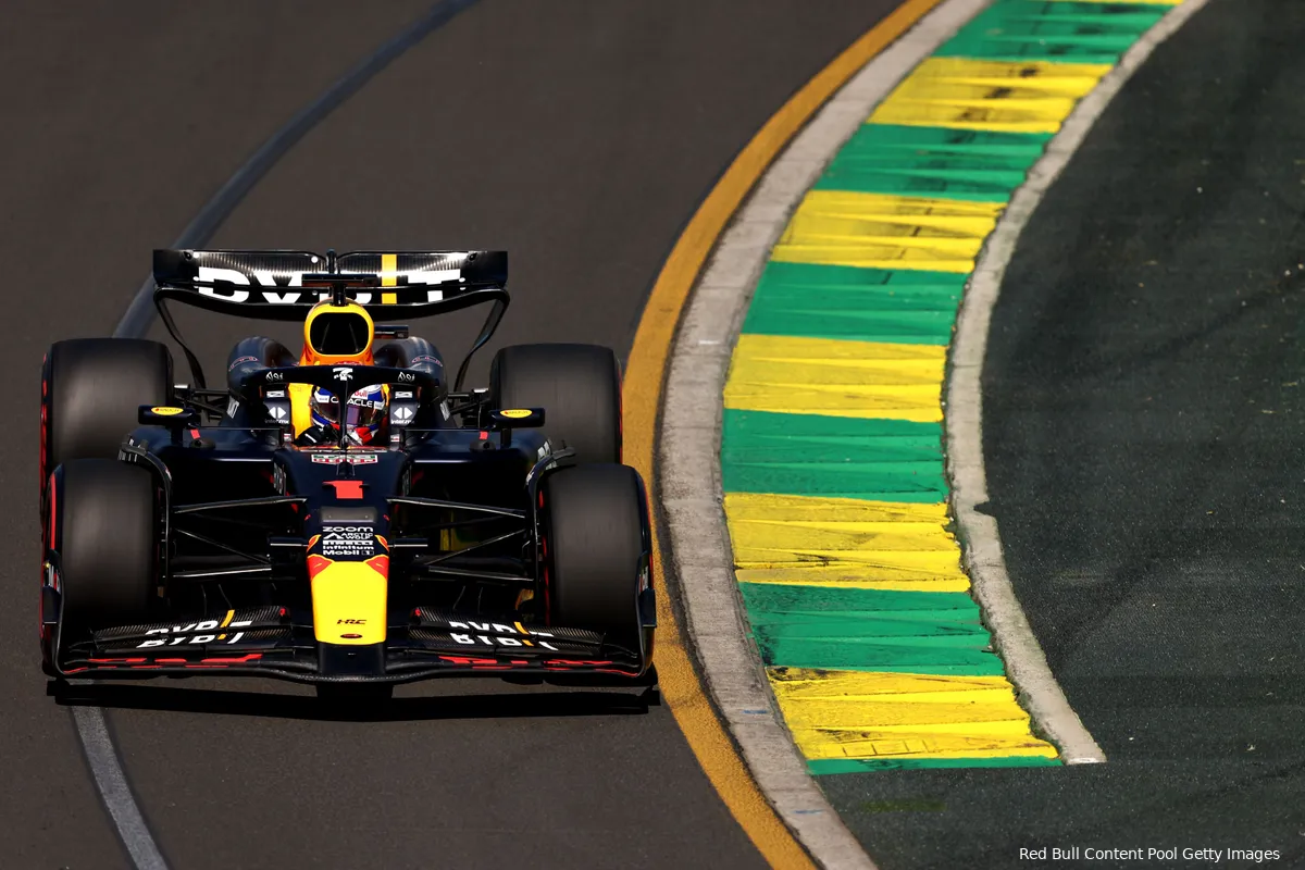 max verstappen red bull 2024 australie vrijdag