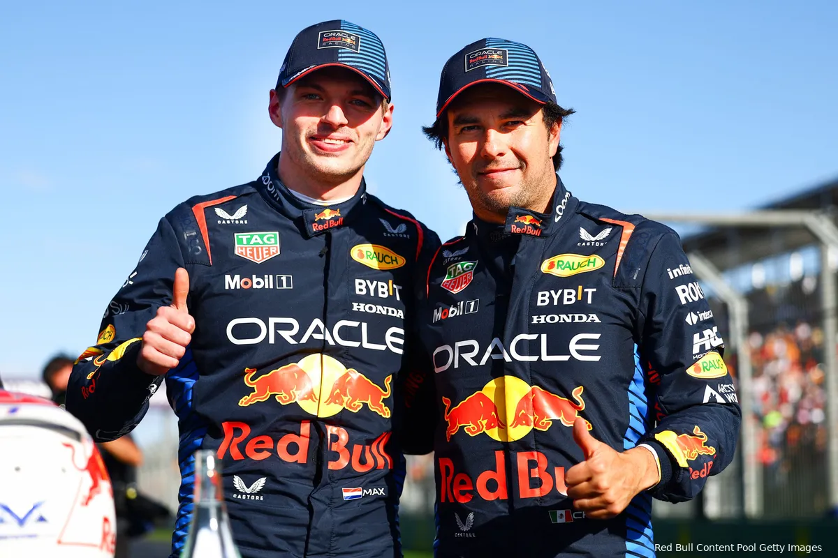 perez verstappen redbullracing australie