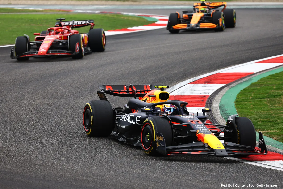 china 2024 sergio perez charles leclerc lando norris red bull racing ferrari mclaren