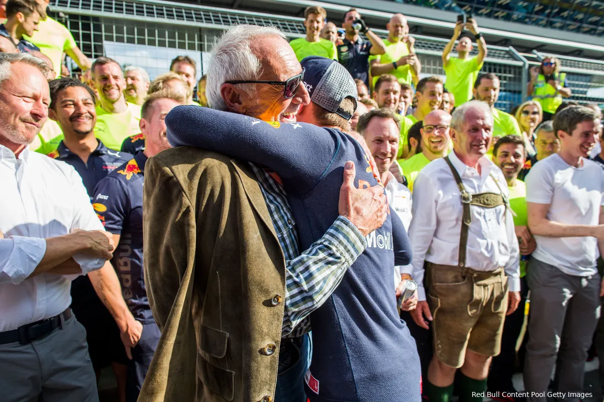 dietrich mateschitz max verstappen helmut marko christian horner 2018
