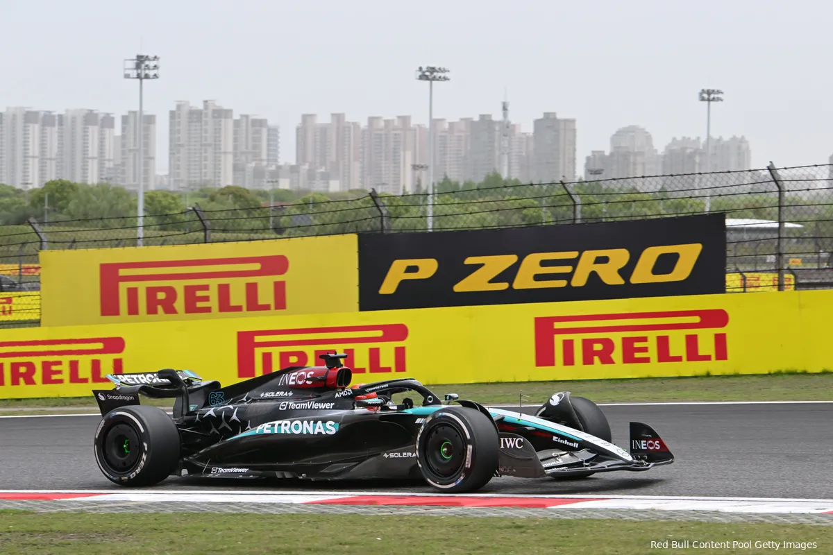george russell mercedes china 2024