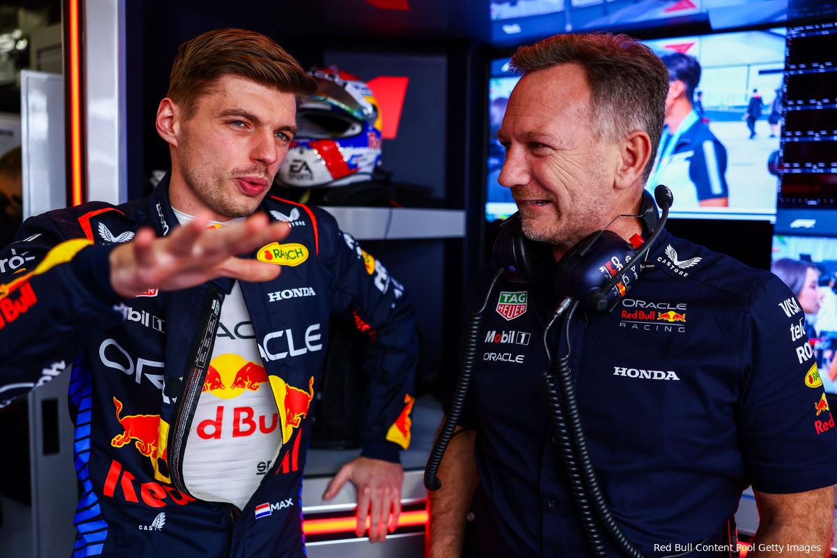 Horner staat stil bij veelvraat Verstappen: 'Een fenomenale prestatie'