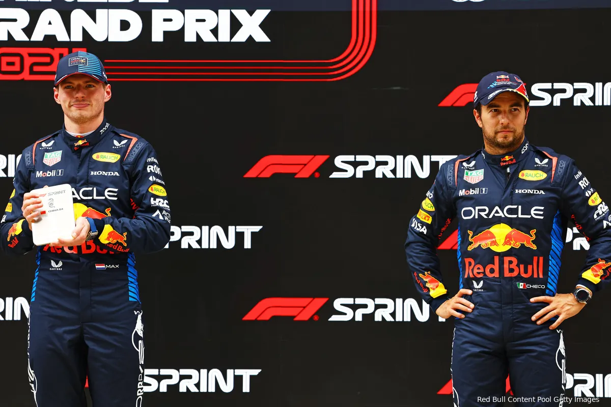 max verstappen sergio perez china 2024 sprint 4