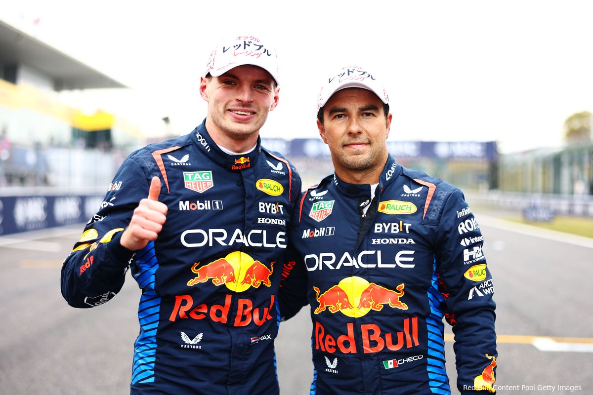 Horner zag Pérez Verstappen op de hielen zitten: 'Zijn beste kwalificatie ooit hier'