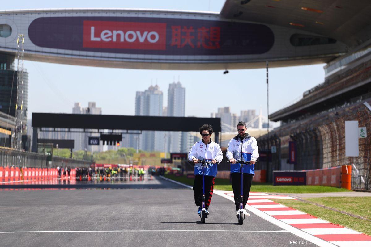 FIA lost mysterie van de nieuwe 'verf' op het circuit in Shanghai op