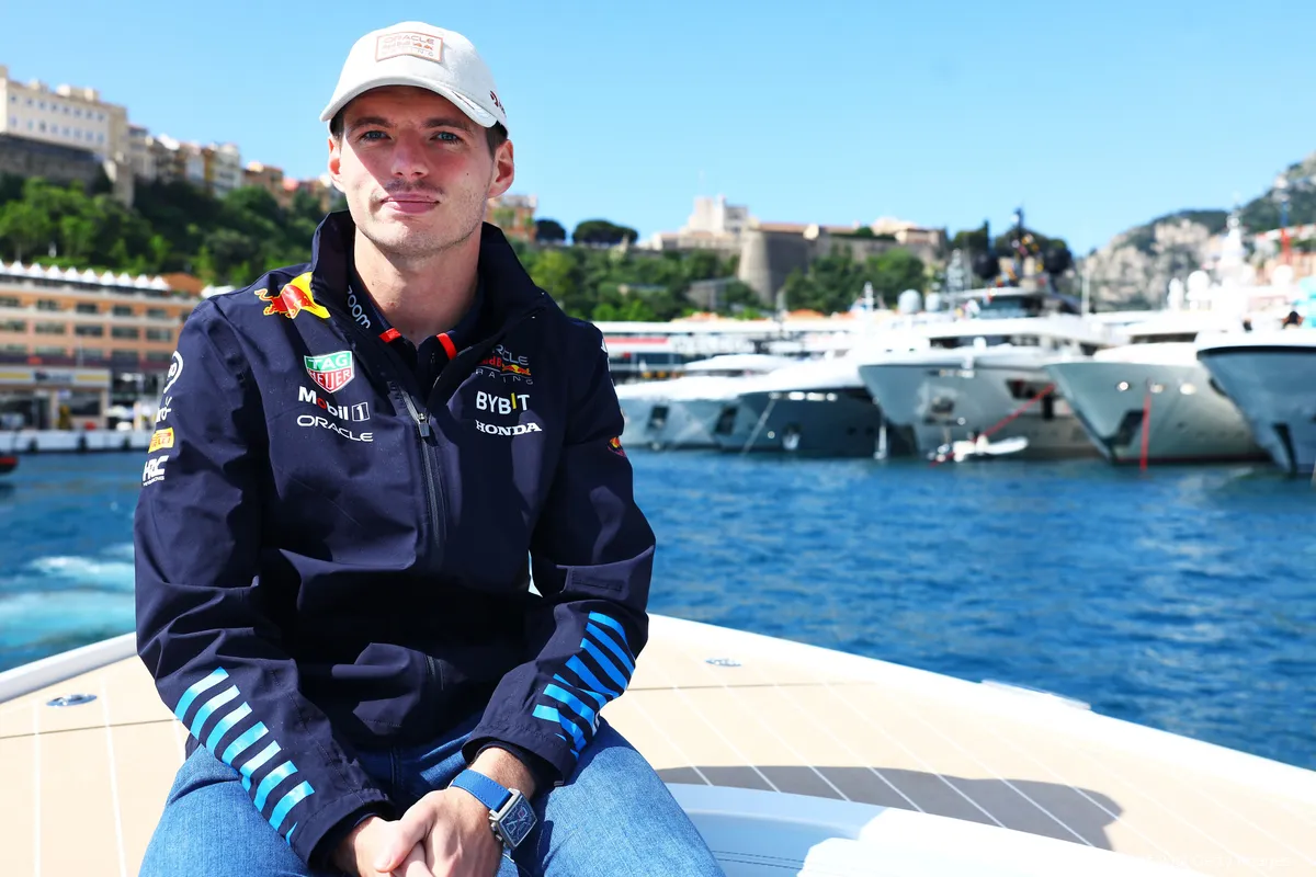 red bull racing monaco 2024 max verstappen donderdag boot
