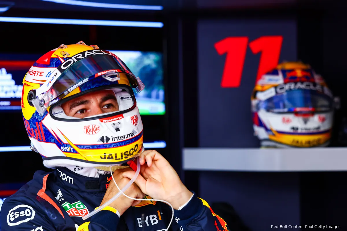 sergio perez helm imola 2024