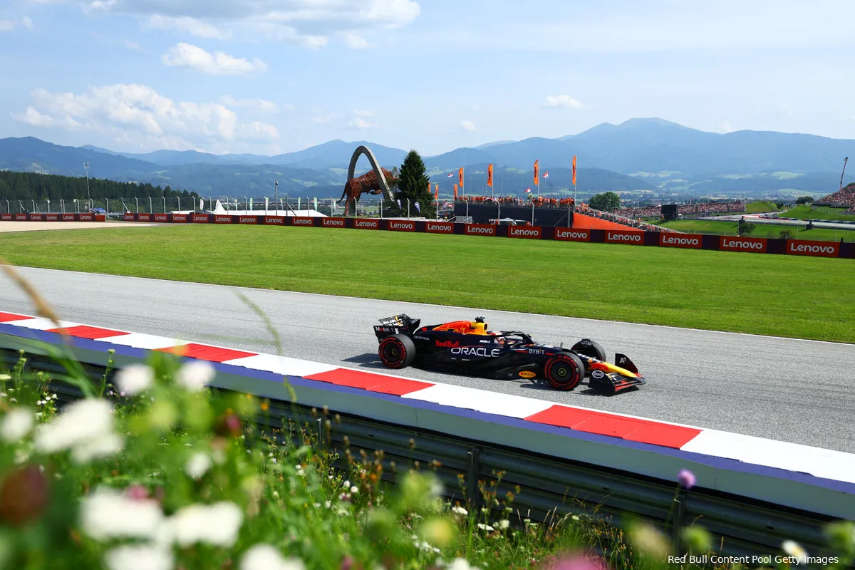 max verstappen red bull racing oostenrijk zaterdag kwalificatie 2024 15