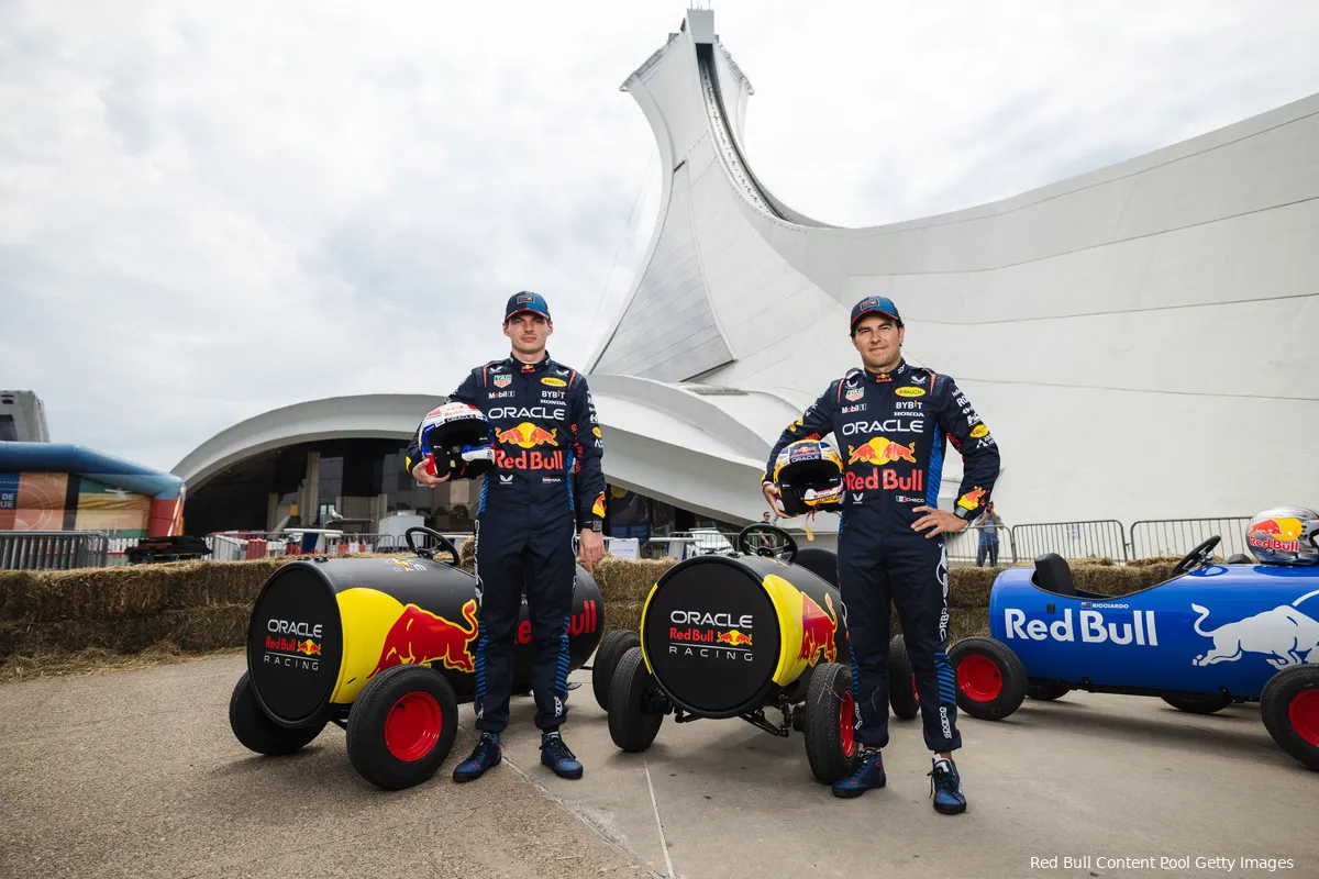 max verstappen sergio perez canada donderdag 13