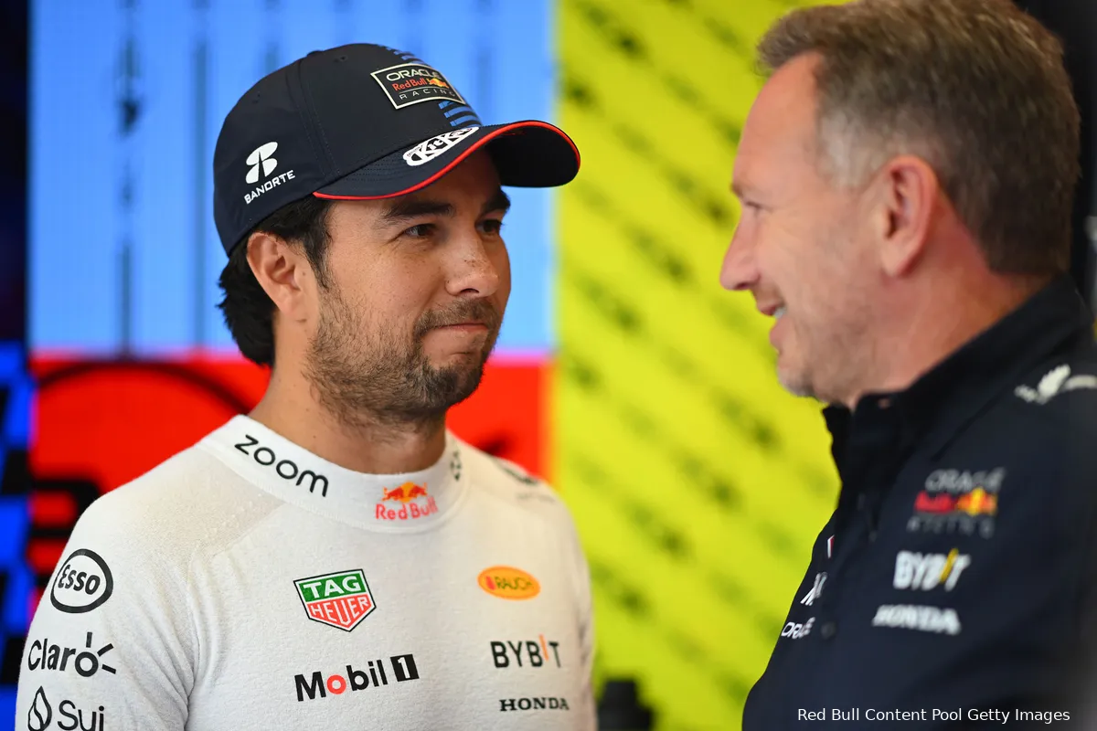 sergio perez race christian horner