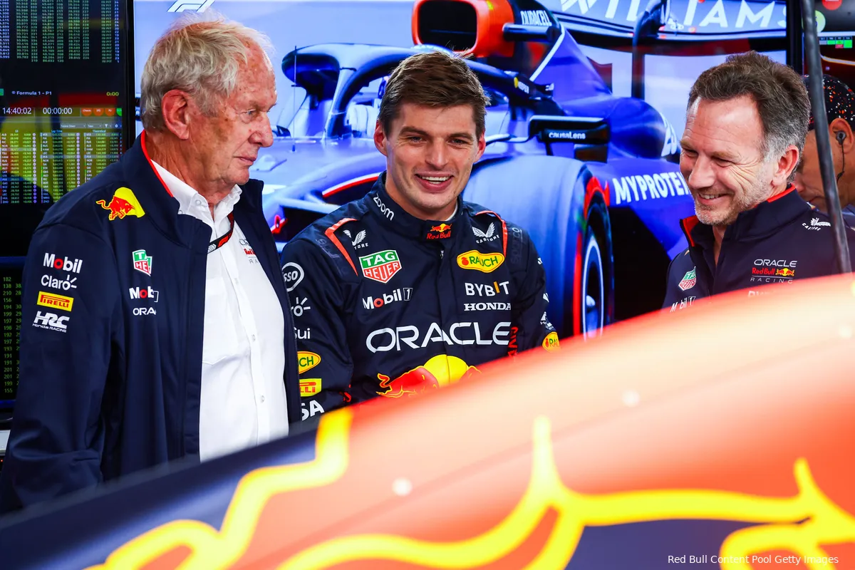 max verstappen helmut marko christian horner 2024 belgie vrijdag