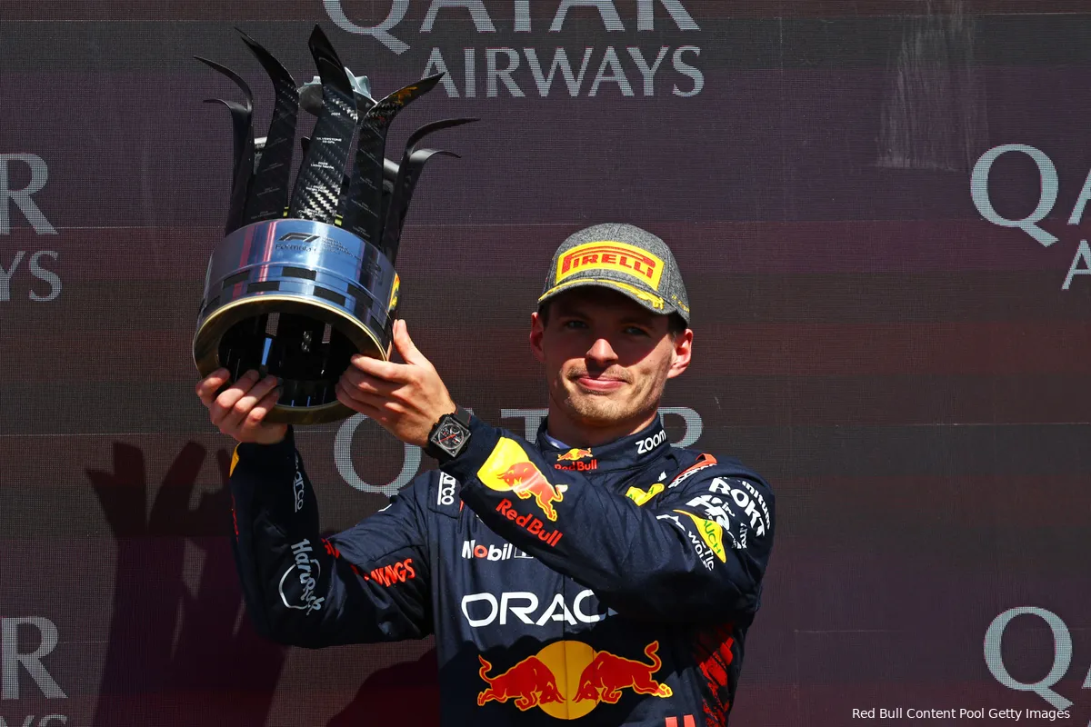 max verstappen silverstone groot brittannie engeland beker