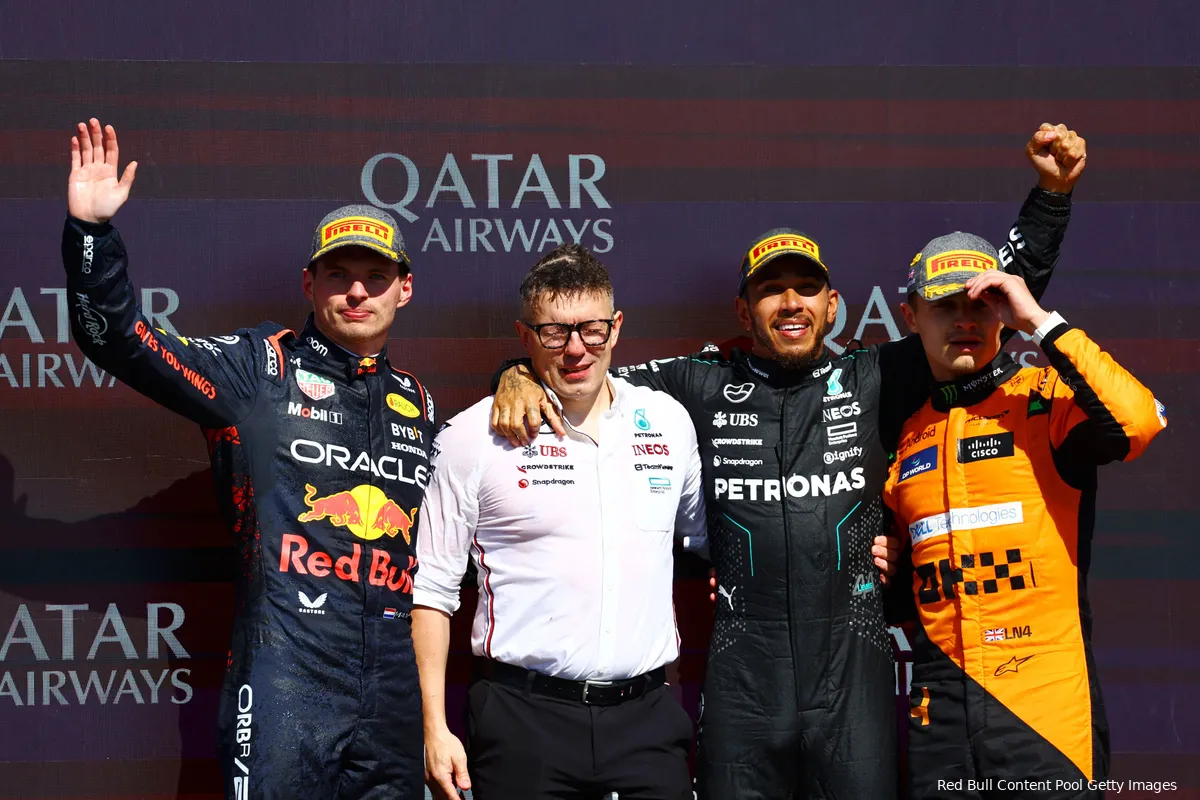 max verstappen silverstone groot brittannie engeland lewis hamilton lando norris 1 podium peter bono bonnington