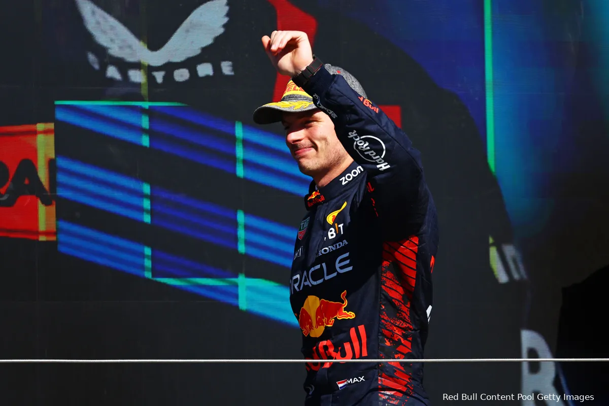 max verstappen silverstone groot brittannie engeland podium