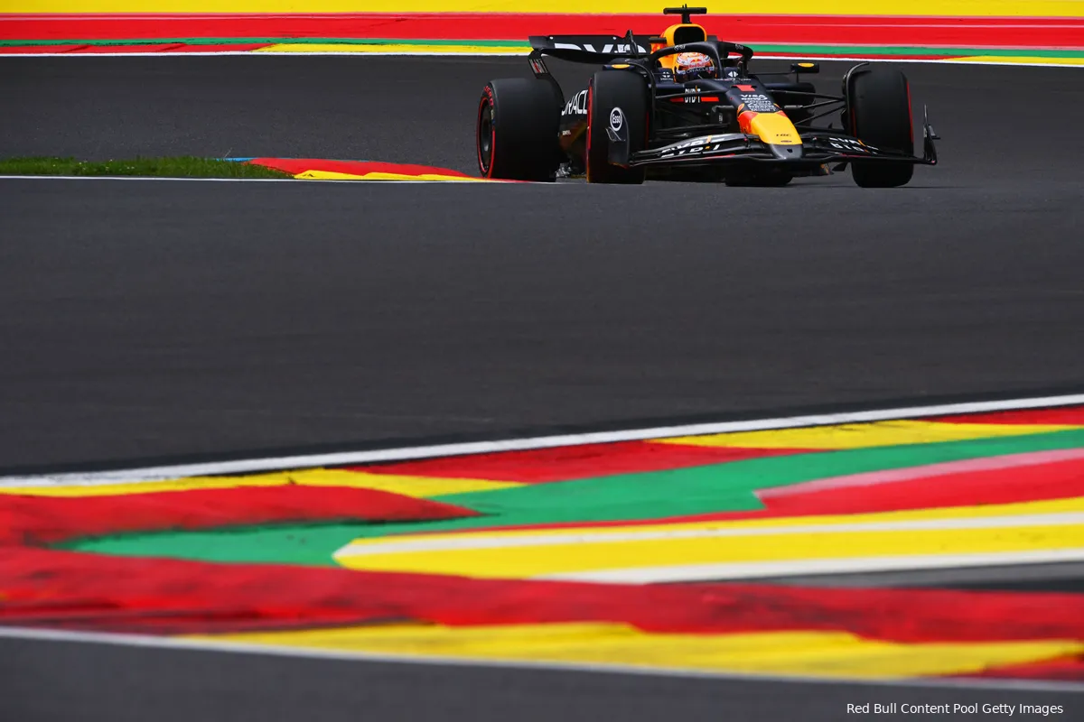 max verstappen vt2 vrijdag belgie 2024