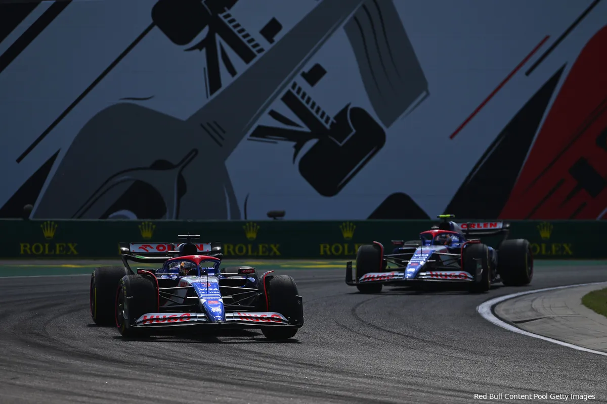 yuki tsunoda daniel ricciardo visa cash app gp hongarije 2024